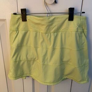 Lululemon Athletica Light Green Skirt
